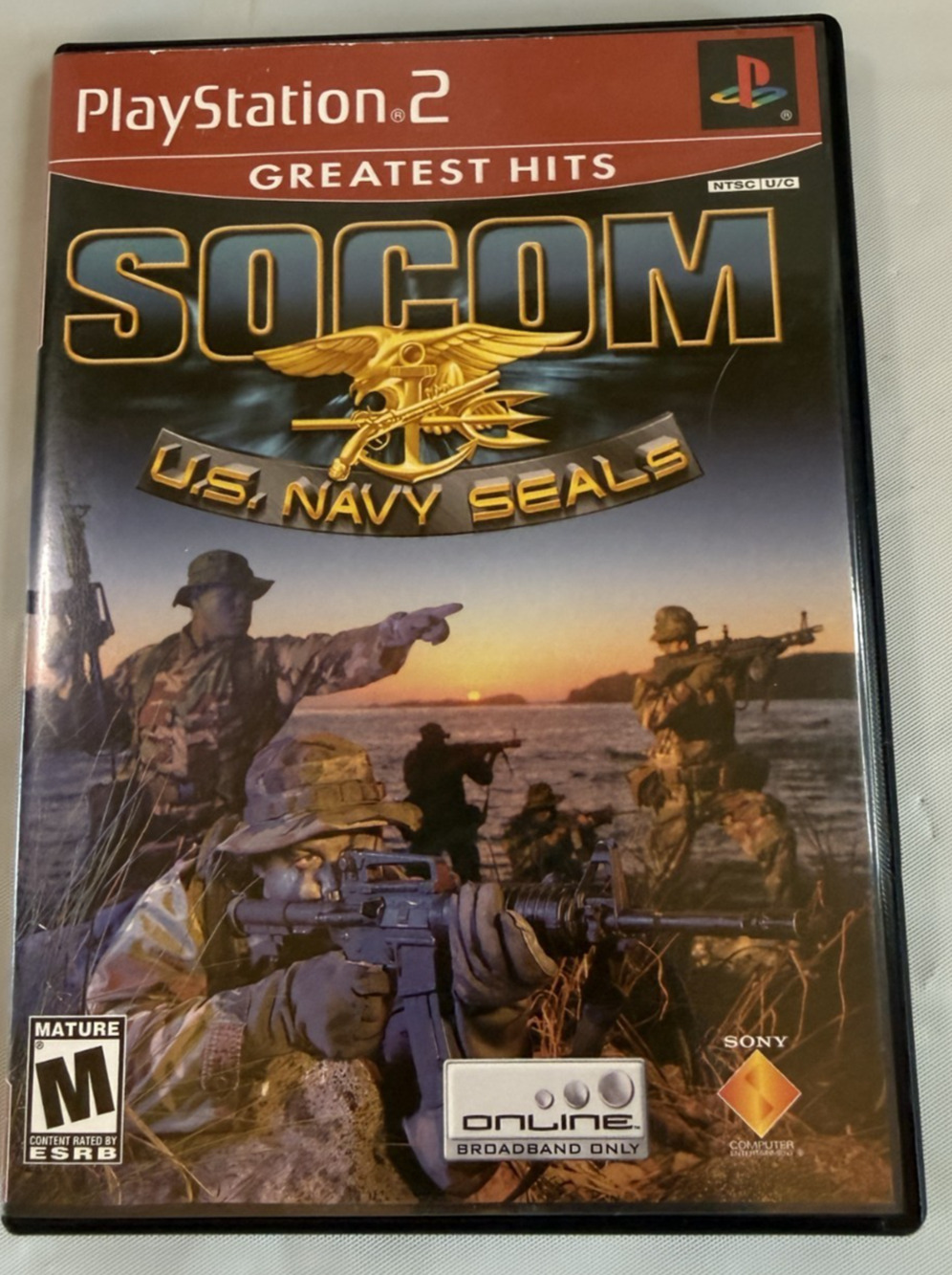 SOCOM U.S. Navy SEALs Greatest Hits Sony PlayStation 2 PS2 Complete CIB